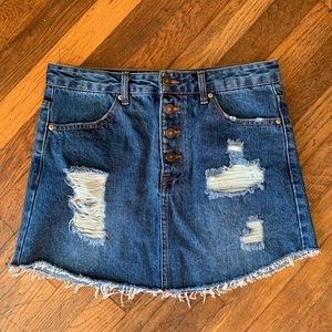 Forever 21 Jean Skirt Size 27